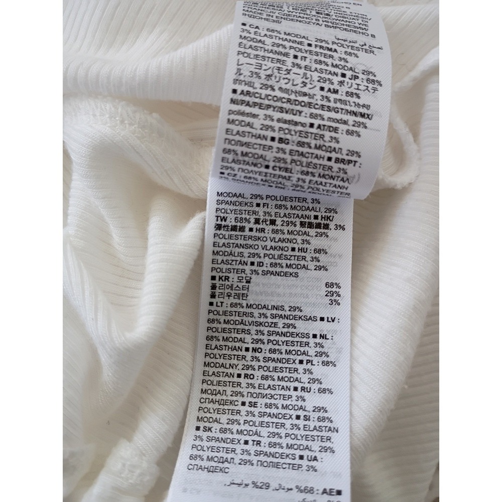 GAP Bundle White Ribbed Open Back Tie Top & Grey Camisole Cami Set S Capsule - Picture 4 of 12